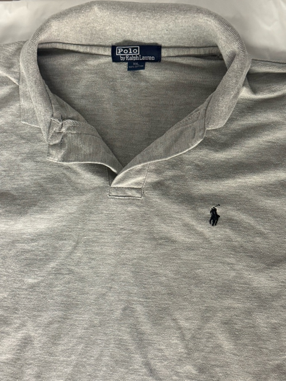 Polo Ralph Lauren Polo Shirt Mens XXL Gray Short Sleeve Classic Pony Logo